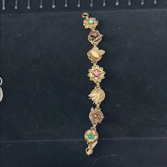 Jan Michaels Floral Bracelet with Multicolor Accents - Picture 1 of 6